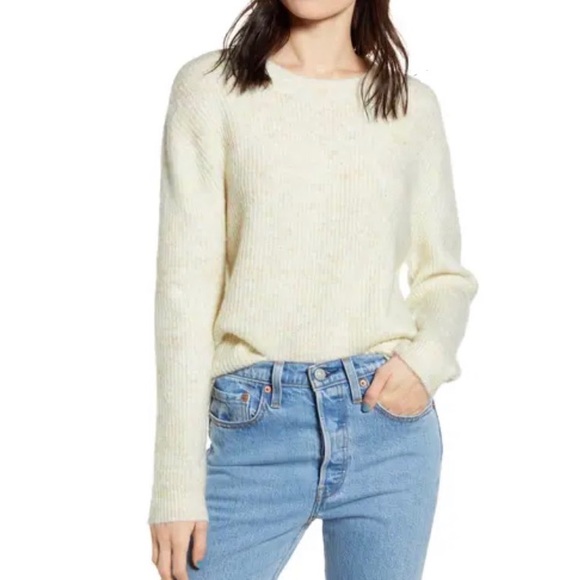 BP. Marl Pullover Pastel Crew Neck Sweater - Picture 1 of 12